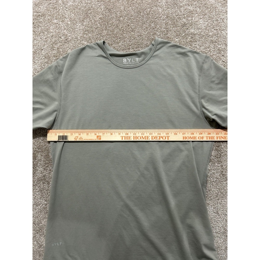 Bylt T-Shirt Men's L Short Sleeve Drop Cut Crew Neck Active Performance - Picture 3 of 7